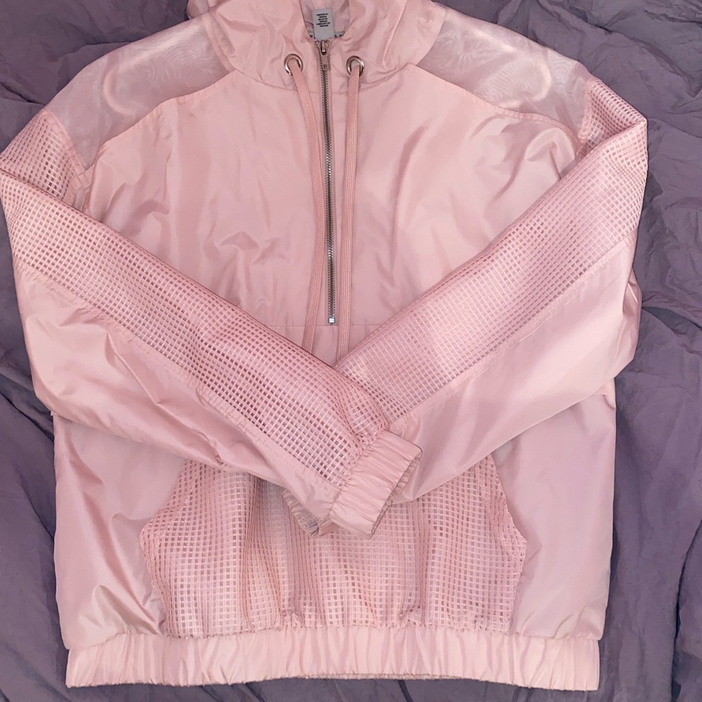 Forever 21 pink windbreaker